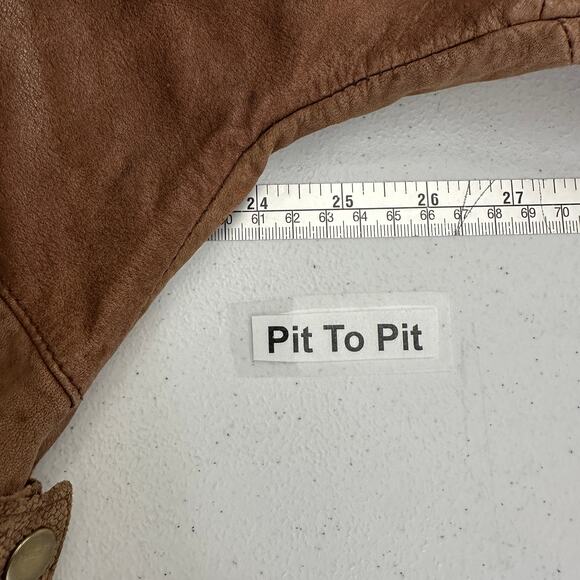 G III Leather Jacket Women Sz L Patchwork Moto Western Rockabilly Distressed 80s - Picture 6 of 8